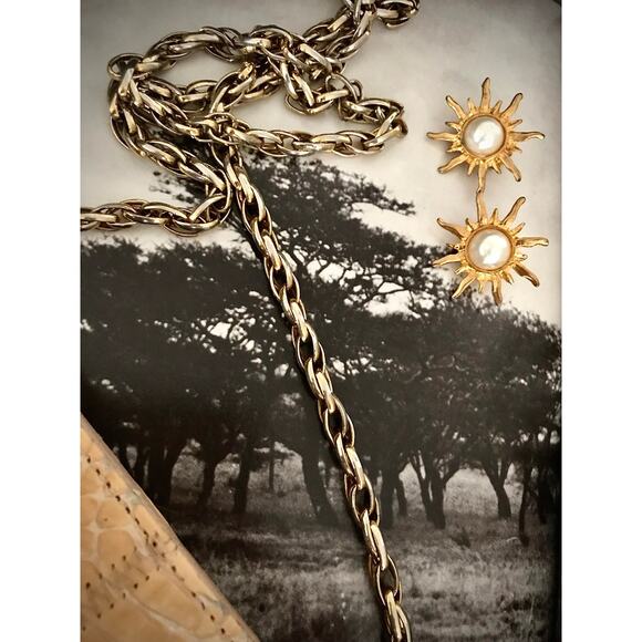 Genuine Snake skin crossbody bag by Jane Shilton in cream, 30's style - Picture 2 of 6